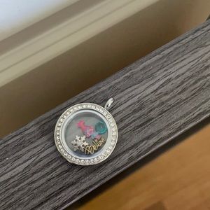 Origami Owl Locket w/Charms